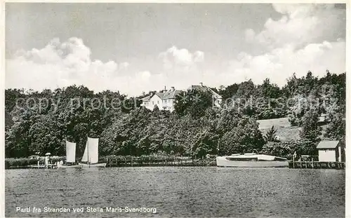 AK / Ansichtskarte Svendborg_DK Stranden ved Stella Maris 