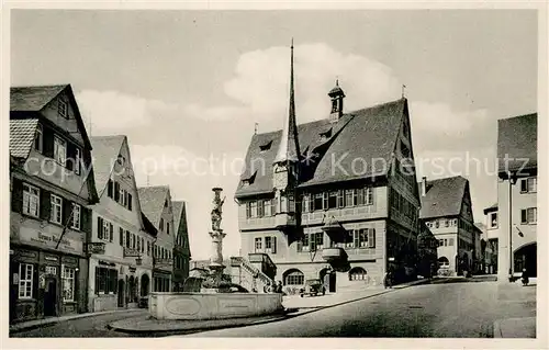 AK / Ansichtskarte Bietigheim_Baden Marktplatz Bietigheim_Baden