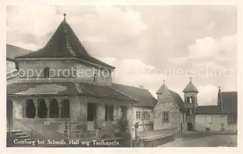AK / Ansichtskarte Schwaebisch_Hall Comburg sog Taufkapelle Schwaebisch Hall