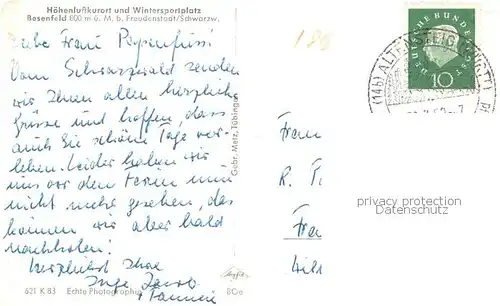 AK / Ansichtskarte Besenfeld Panorama Besenfeld