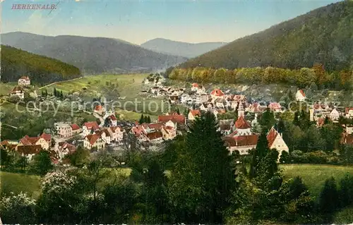AK / Ansichtskarte Herrenalb_Schwarzwald Panorama 