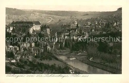 AK / Ansichtskarte Tuebingen Blick von der Lichtenberger Hoehe Tuebingen
