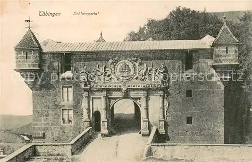 AK / Ansichtskarte Tuebingen Schlossportal Tuebingen