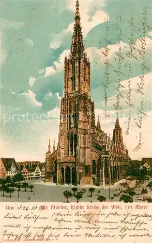 AK / Ansichtskarte Ulm__Donau Muenster  