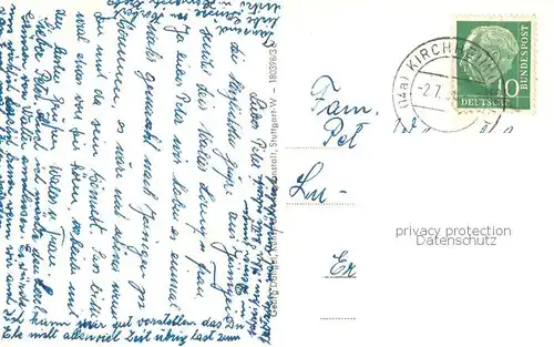 AK / Ansichtskarte Kirchheim_Teck Martinskirche Panorama Rathaus Schlos Max Eyth Haus Kirchheim Teck