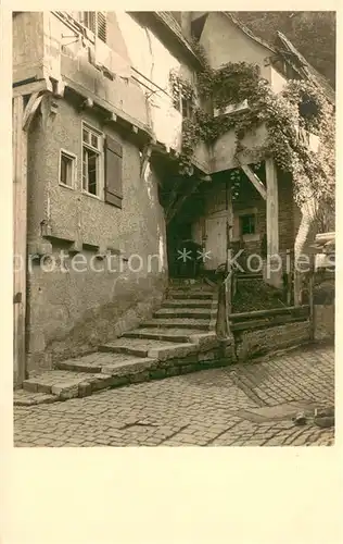 AK / Ansichtskarte Tuebingen Haus Eingang Tuebingen