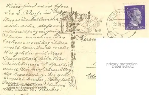 AK / Ansichtskarte Goeppingen Panorama mit Hohenstaufenund Hohenrechberg Goeppingen