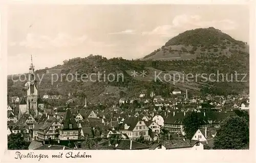 AK / Ansichtskarte Reutlingen_BW mit Achalm 