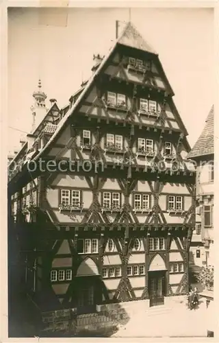 AK / Ansichtskarte Esslingen__Neckar Altes Rathaus 