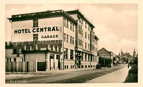 AK / Ansichtskarte Klatovy_Klattau_CZ Hotel Central 