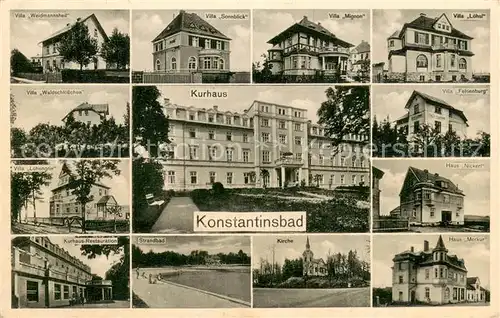 AK / Ansichtskarte Konstantinsbad_Konstantinovy_Lazne_CZ Kurhaus Villen 