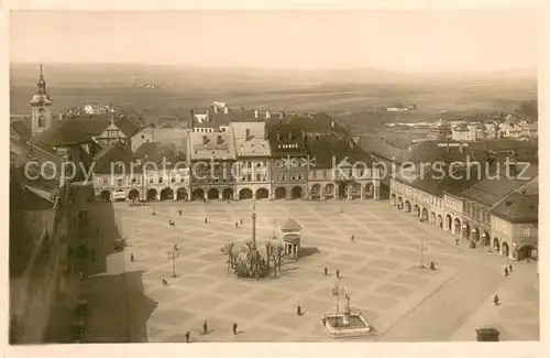 AK / Ansichtskarte Jitschin_Jicin_CZ Stadtzentrum Marktplatz 