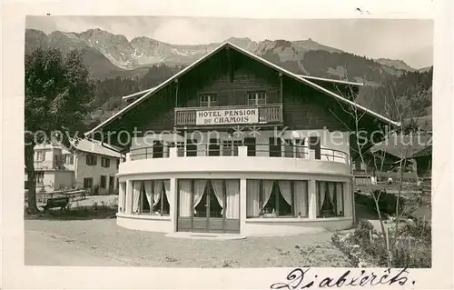 AK / Ansichtskarte Les_Diablerets_VD Hotel Pension du Chamois Alpes 