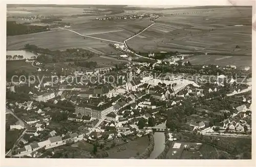 AK / Ansichtskarte Sobeslav_CZ Fliegeraufnahme 