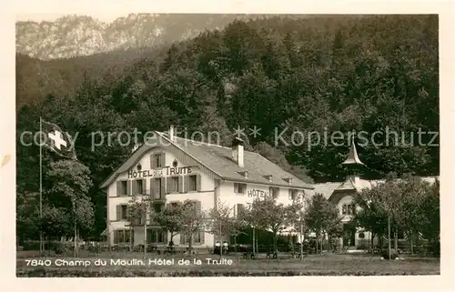 AK / Ansichtskarte Champ du Moulin Hotel de la Truite Champ du Moulin