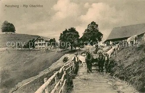 AK / Ansichtskarte Menzberg_LU Alp Oberlehn 