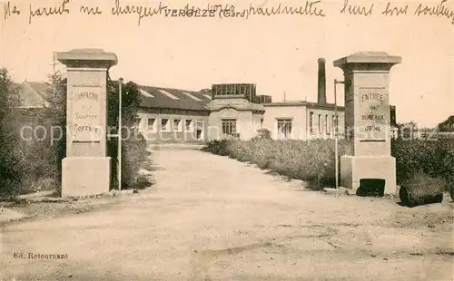 AK / Ansichtskarte Vergeze_30 Entree Campagnie Source Perrier 