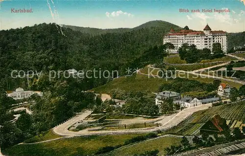 AK / Ansichtskarte Karlsbad_Eger_Karlovy_Vary Hotel Imperial Aussenansicht 