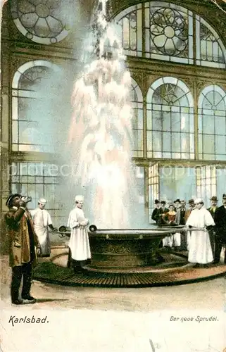 AK / Ansichtskarte Karlsbad_Eger_Karlovy_Vary Sprudel 