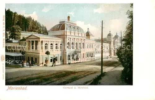 AK / Ansichtskarte Marienbad_Tschechien_Boehmen Cursaal u. Neubad Marienbad_Tschechien