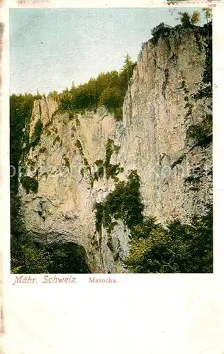 AK / Ansichtskarte Mazocha_Bruenn_Brno_CZ Felsen Natur 