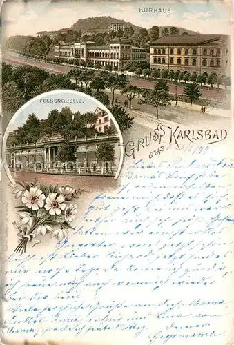 AK / Ansichtskarte Karlsbad_Eger_Karlovy_Vary Kurhaus Pelsenquelle 