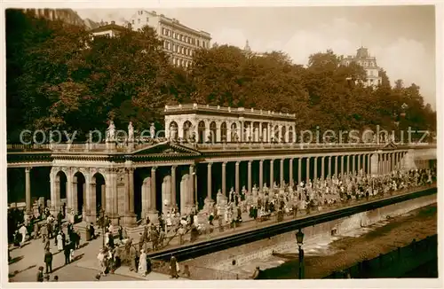 AK / Ansichtskarte Karlsbad_Eger_Karlovy_Vary Muehlbrunnkolonnade 