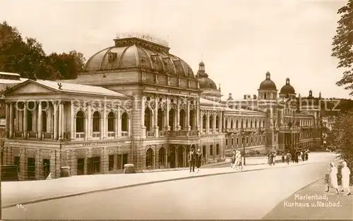 AK / Ansichtskarte Marienbad_Tschechien_Boehmen Kurhaus u. Neubad Marienbad_Tschechien
