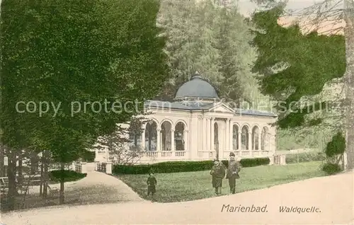 AK / Ansichtskarte Marienbad_Tschechien_Boehmen Waldquelle Marienbad_Tschechien