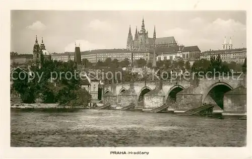 AK / Ansichtskarte Prag__Prahy_Prague Hradcany 