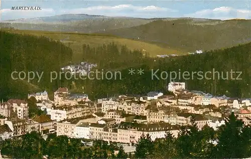 AK / Ansichtskarte Marienbad_Tschechien_Boehmen Totalansicht Marienbad_Tschechien