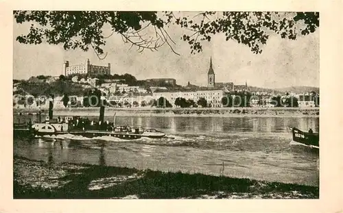 AK / Ansichtskarte Pressburg_Bratislava_Pozsony Schlossruine 