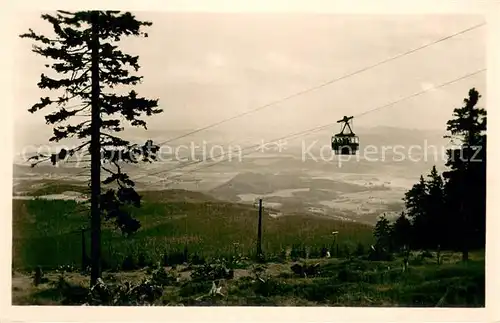 AK / Ansichtskarte Krkonose_CZ Lanocka na cernou horu   Gondel  