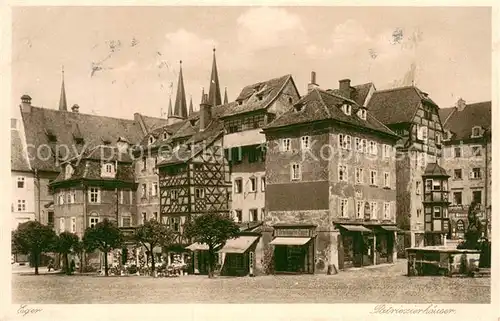 AK / Ansichtskarte Eger__Cheb_Tschechien Patriezierhaeuser 