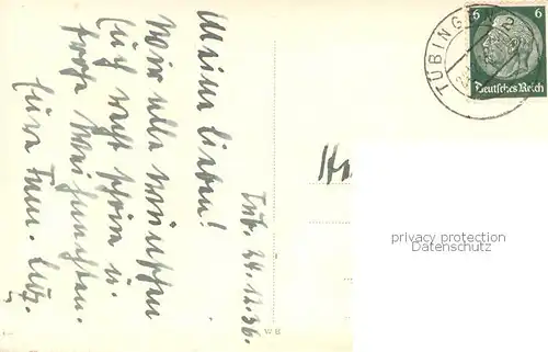 AK / Ansichtskarte Tuebingen Stiftskirche zur Weihnachtszeit Tuebingen