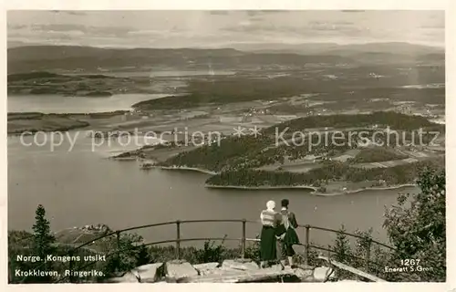AK / Ansichtskarte Krokkleven_Norge Kongens utsikt Ringerike 