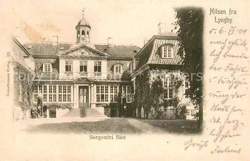 AK / Ansichtskarte Hilsen Sorgenfri Slot Hilsen