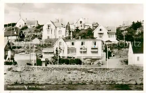 AK / Ansichtskarte Moelle_Sweden Strandpensionatet 