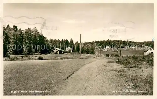 AK / Ansichtskarte Ingaroe_Sweden Motiv fran Brunns Gard 