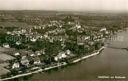 AK / Ansichtskarte Hagnau_Bodensee Fliegeraufnahme Hagnau Bodensee
