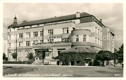 AK / Ansichtskarte Lazne_Podebradv Lazensky Hotel Lazne Podebradv