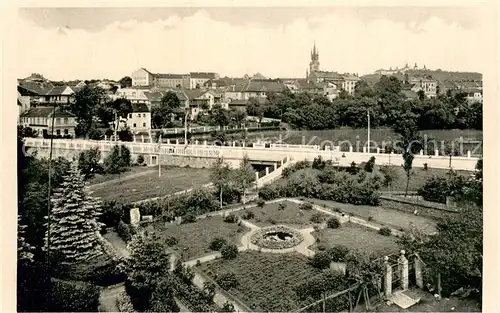 AK / Ansichtskarte Pribram_CZ Panorama Parkanlagen 