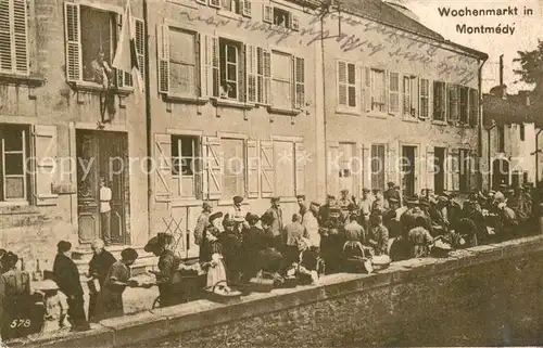 AK / Ansichtskarte Montmedy_55 Wochenmarkt 