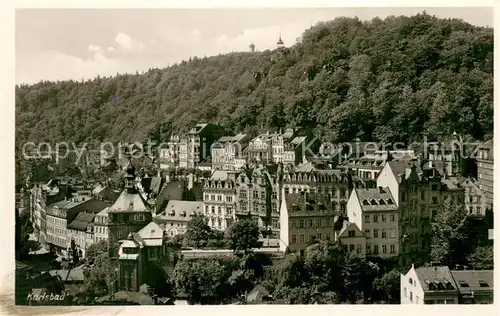AK / Ansichtskarte Karlsbad_Eger_Karlovy_Vary Teilansicht 