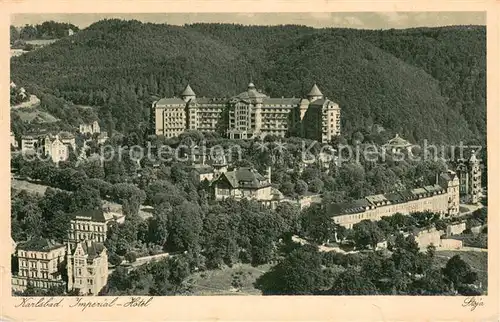 AK / Ansichtskarte Karlsbad_Eger_Karlovy_Vary Imperial Hotel Aussenansicht 