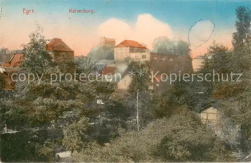 AK / Ansichtskarte Eger__Cheb_Tschechien Kaiserburg 