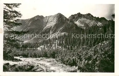 AK / Ansichtskarte Vysoke_Tatry Popradske pleso Vysoke Tatry