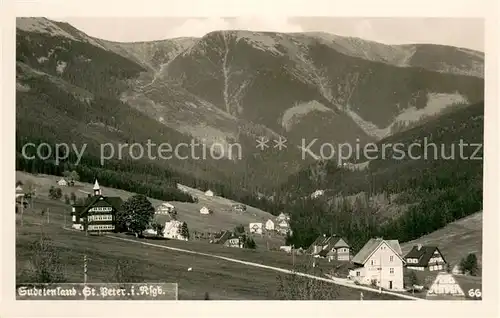 AK / Ansichtskarte St_Peter_Riesengebirge_Svaty_Petr_CZ Teilansicht 