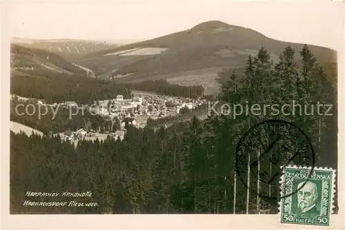 AK / Ansichtskarte Harrachov_Harrachsdorf_CZ Gesamtansicht aus d. Ferne 