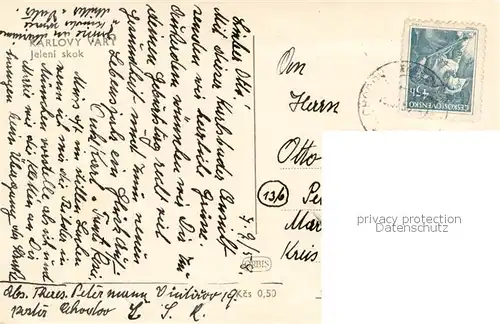 AK / Ansichtskarte Karlovy_Vary_Karlsbad Jeleni Skok 